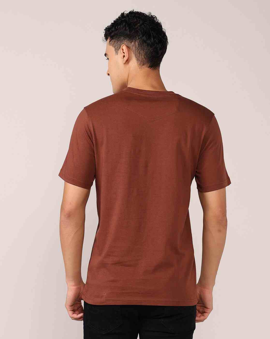Lee Cooper | Men Logo Print Regular Fit Crew-Neck T-Shirt|3