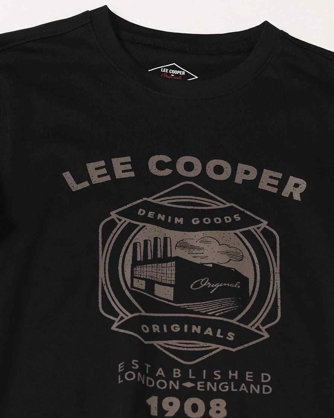Lee Cooper | Men Logo Print Regular Fit Crew-Neck T-Shirt|2