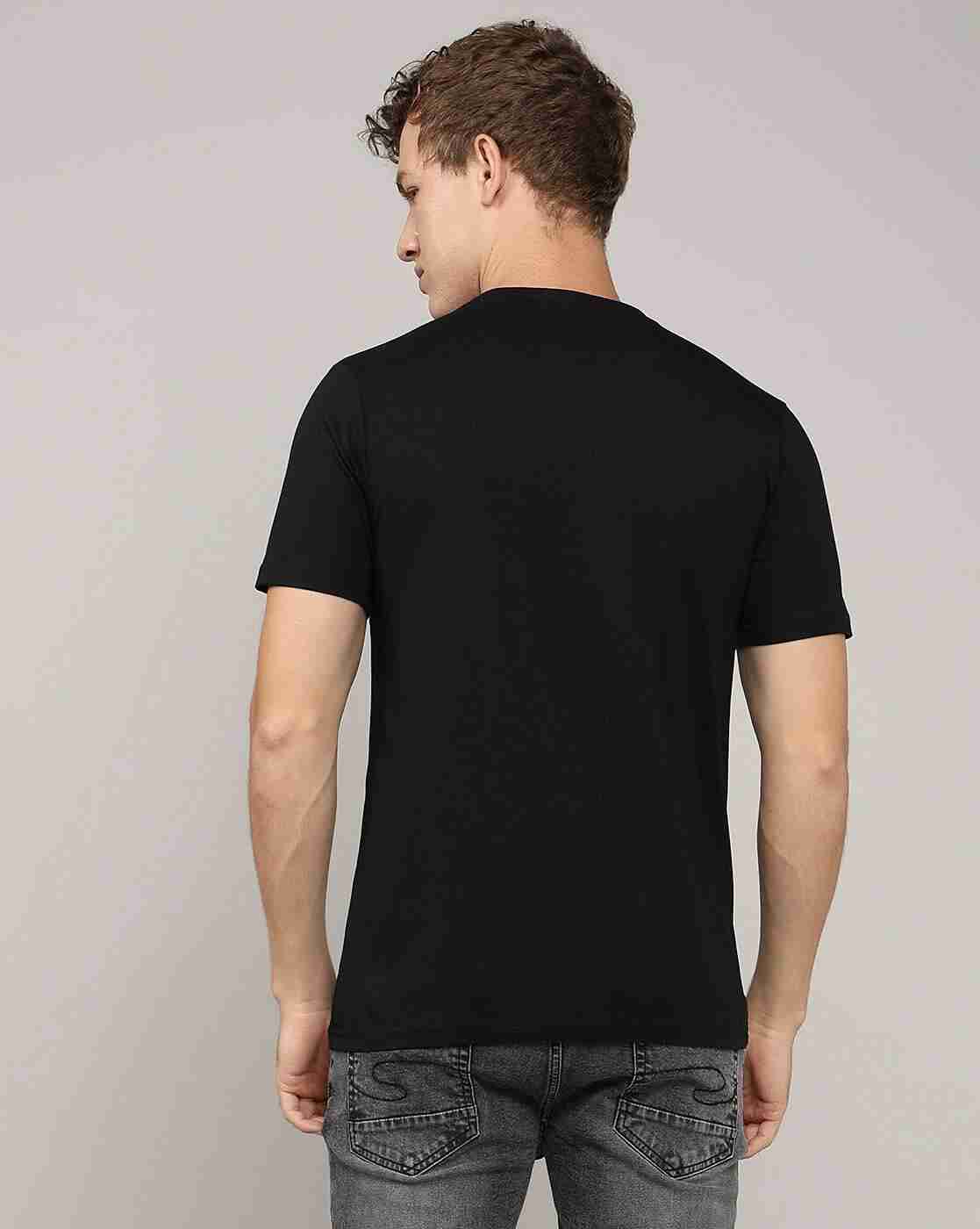 Lee Cooper | Men Brand Print Regular Fit Crew-Neck T-Shirt|2