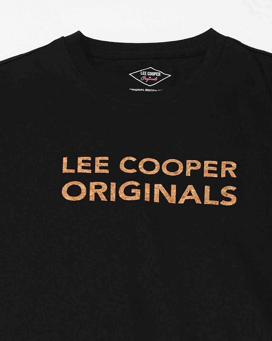 Lee Cooper | Men Brand Print Regular Fit Crew-Neck T-Shirt|5
