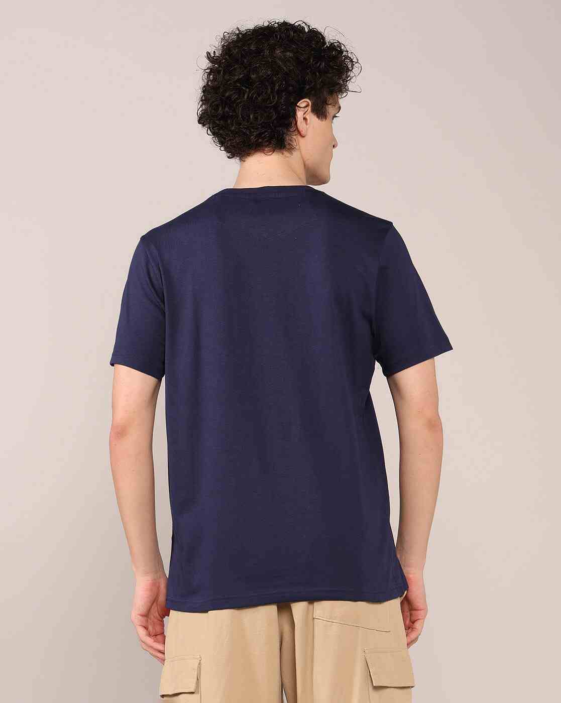 Lee Cooper | Men Tropical Print Relaxed Fit Crew-Neck T-Shirt|3
