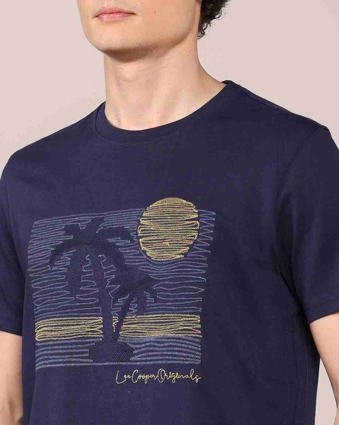 Lee Cooper | Men Tropical Print Relaxed Fit Crew-Neck T-Shirt|5