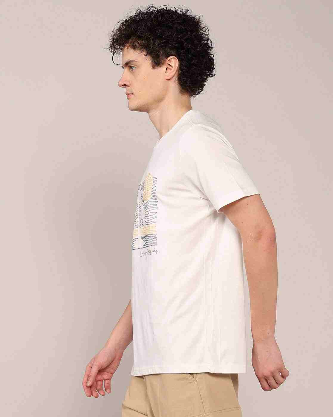 Lee Cooper | Men Tropical Print Relaxed Fit Crew-Neck T-Shirt|2