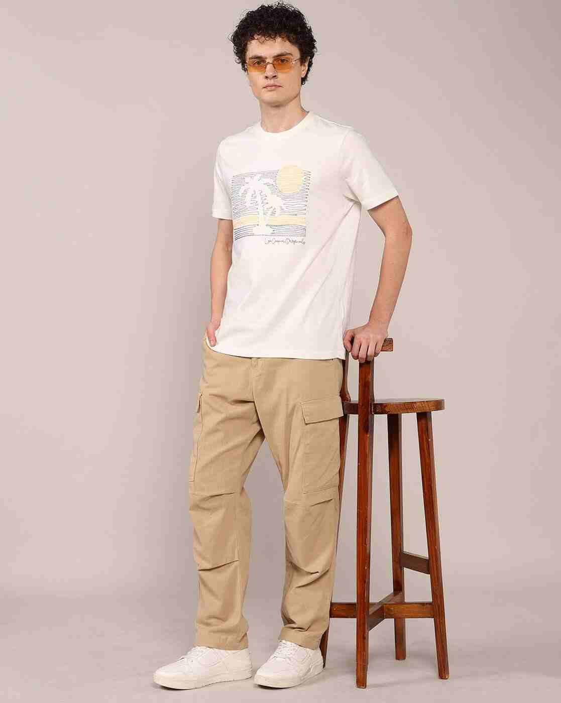 Lee Cooper | Men Tropical Print Relaxed Fit Crew-Neck T-Shirt|4