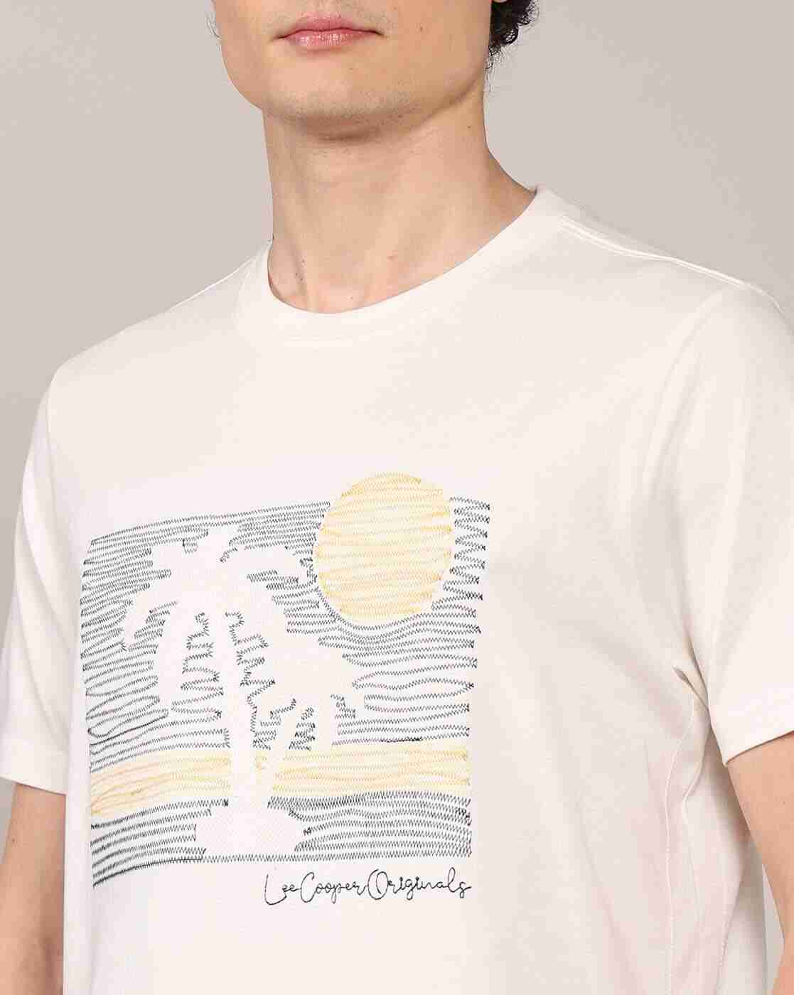 Lee Cooper | Men Tropical Print Relaxed Fit Crew-Neck T-Shirt|5