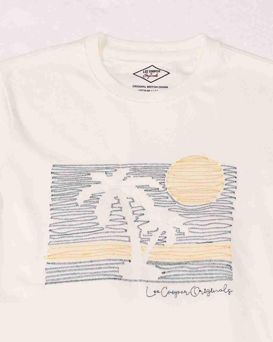 Lee Cooper | Men Tropical Print Relaxed Fit Crew-Neck T-Shirt|6