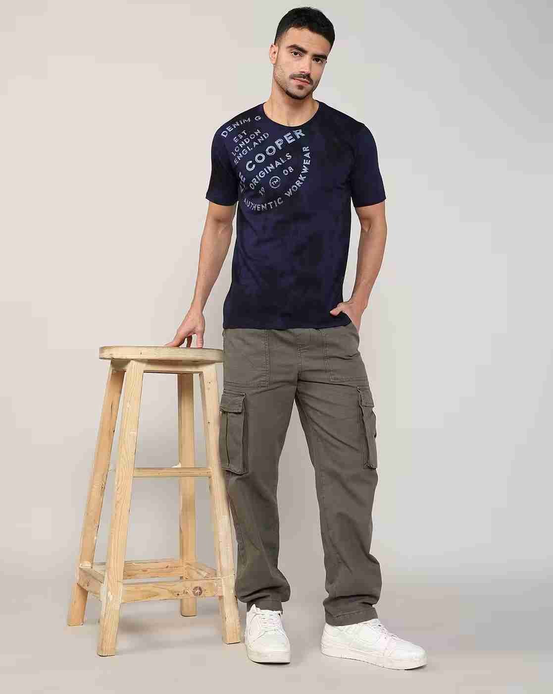 Lee Cooper | Men Relaxed Fit Cargo Pants|0