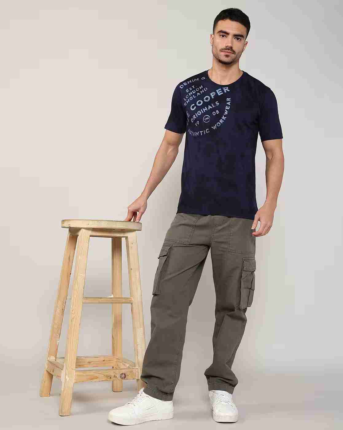Lee Cooper | Men Relaxed Fit Cargo Pants|3