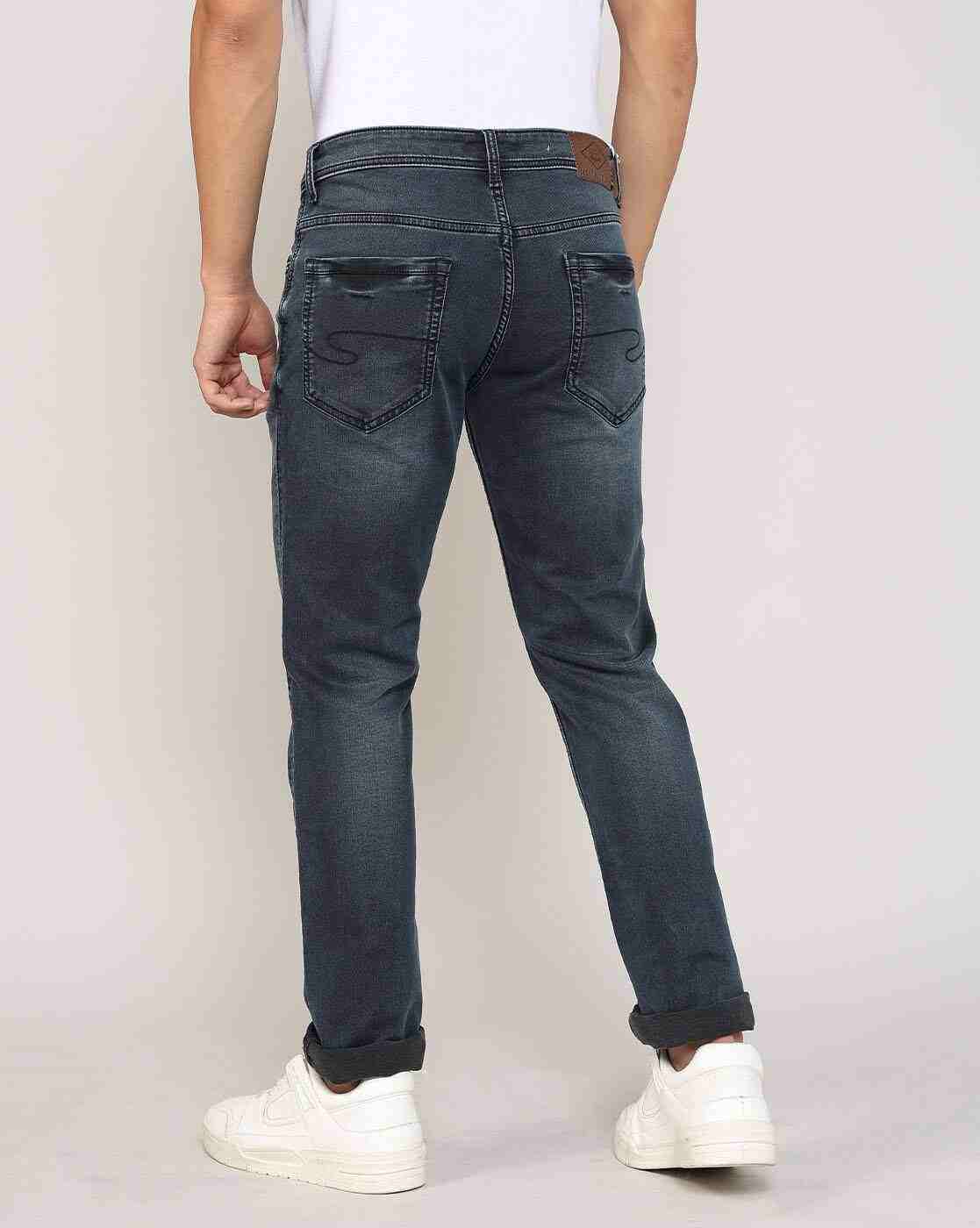 Lee Cooper | Men Lightly Washed Straight Jeans|2