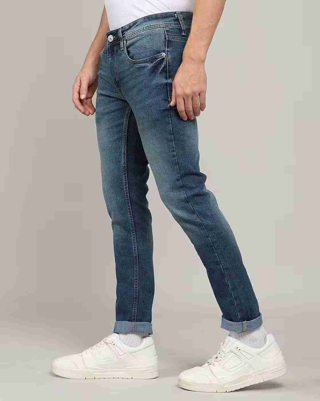 Lee Cooper | Men Mid-Wash Slim Fit Jeans|1