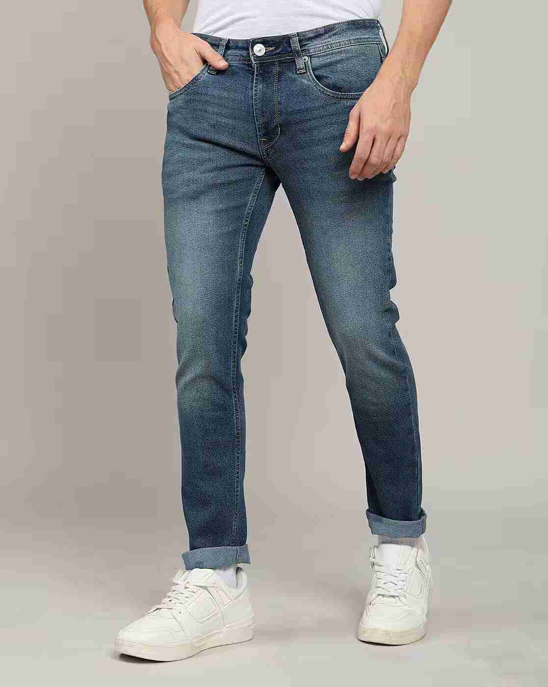 Lee Cooper | Men Mid-Wash Slim Fit Jeans|3