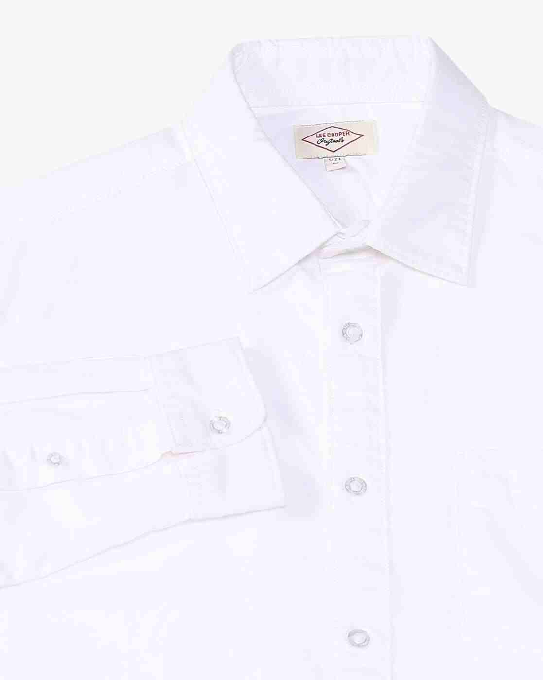 Lee Cooper | Men Regular Fit Shirt with Patch Pocket|1