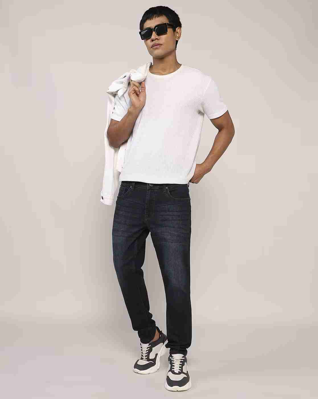 Lee Cooper | Men Lightly Washed Slim Fit Jeans|0