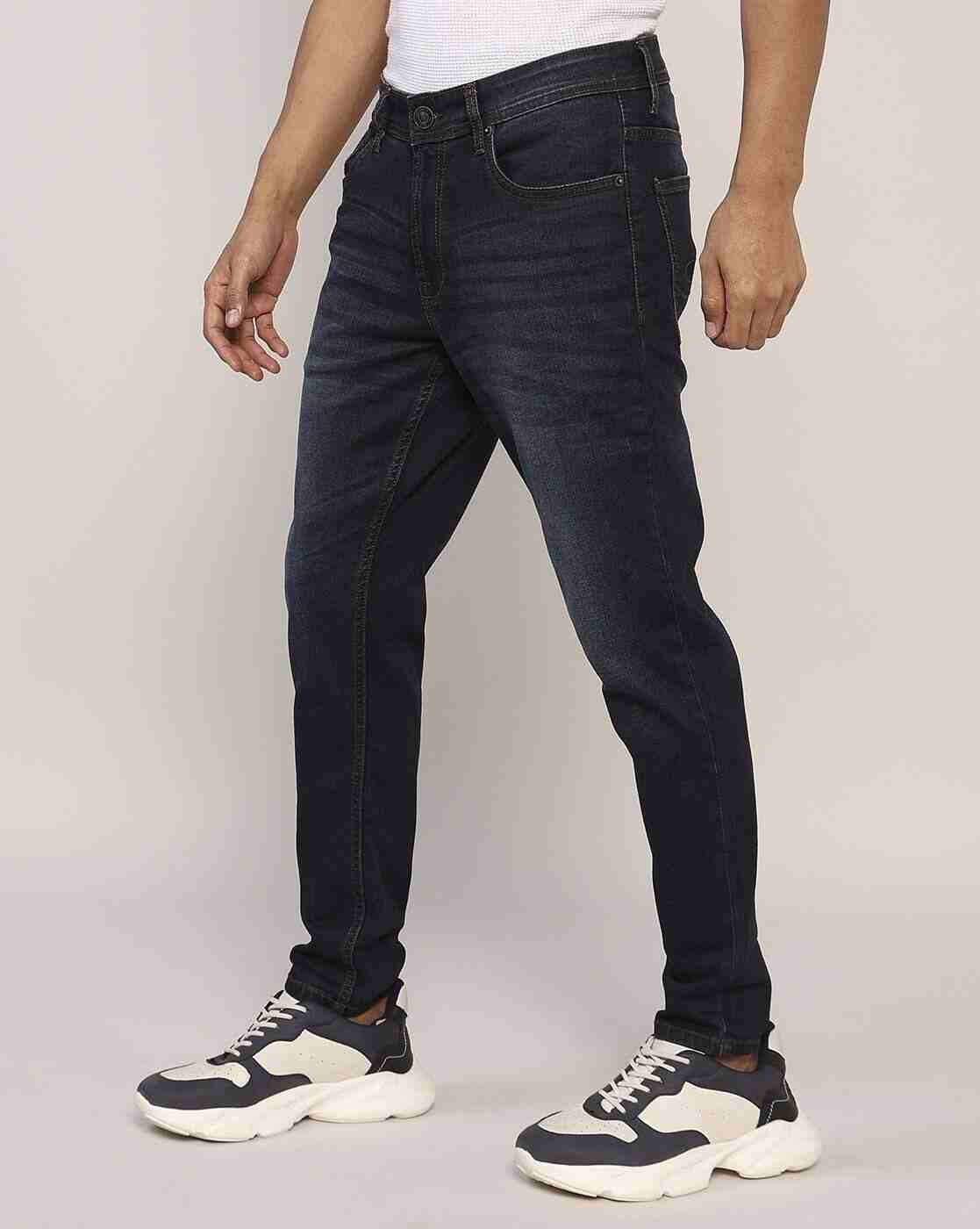 Lee Cooper | Men Lightly Washed Slim Fit Jeans|2