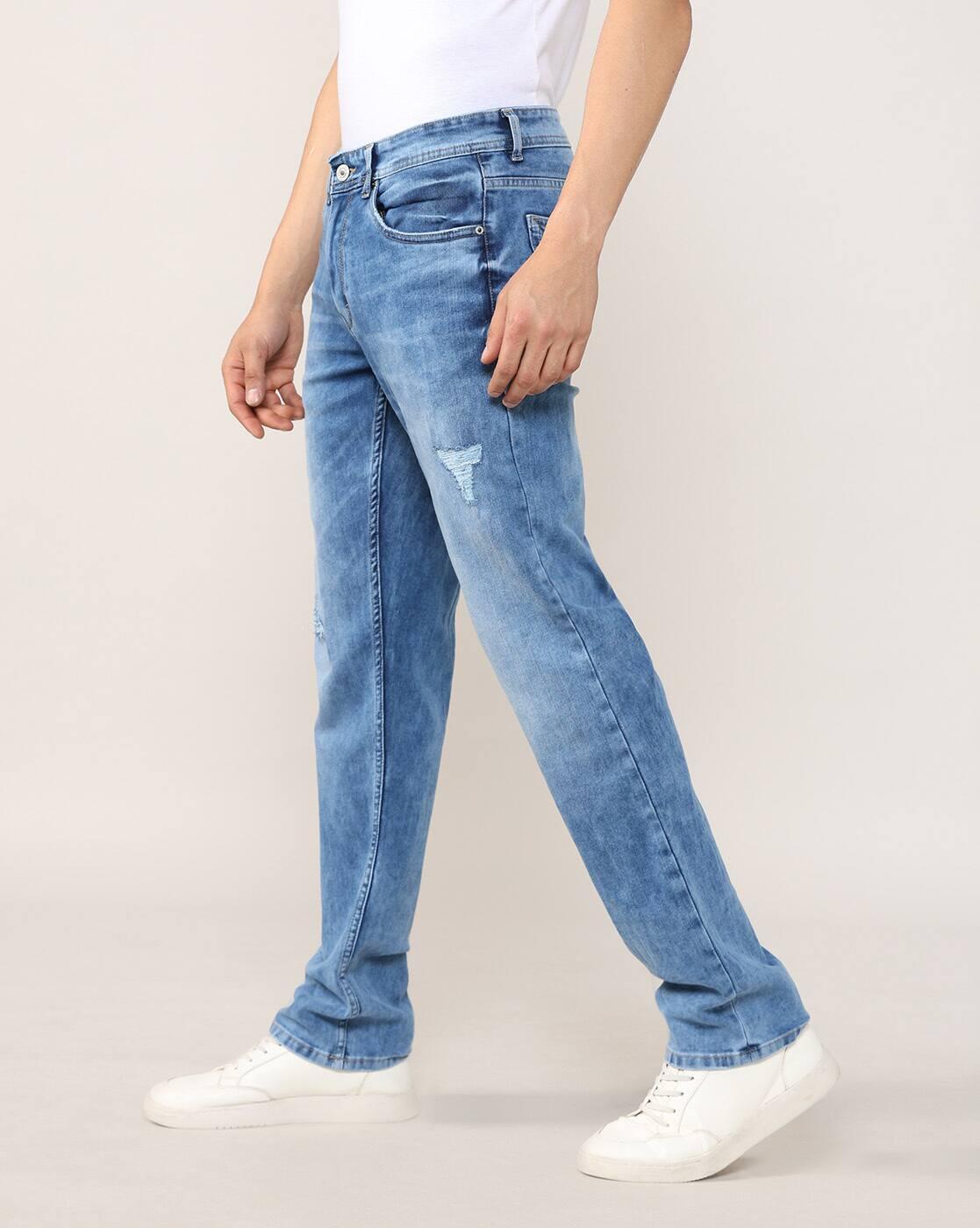 Lee Cooper | Men Straight Fit Mid-Waist Jeans|2