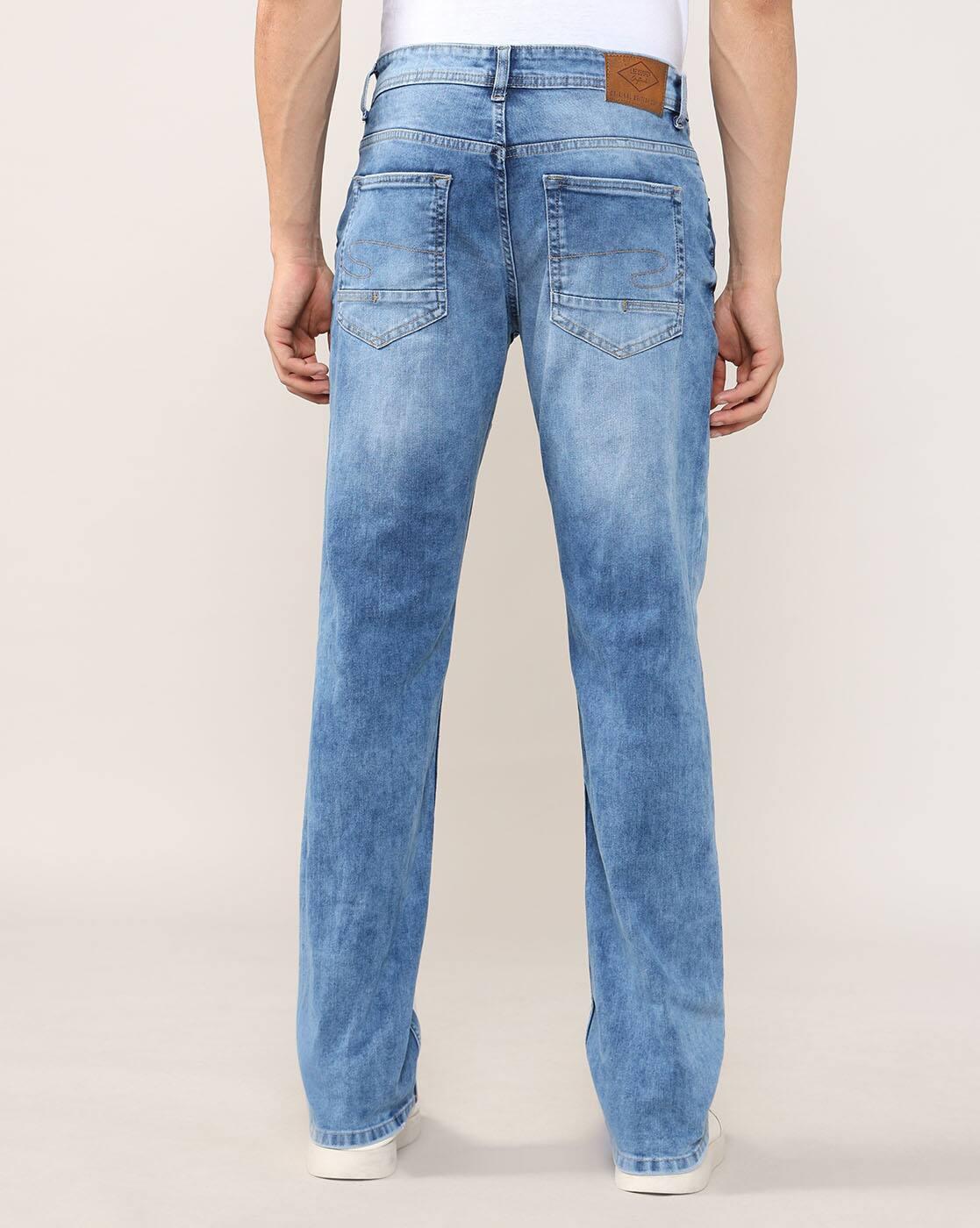 Lee Cooper | Men Straight Fit Mid-Waist Jeans|3