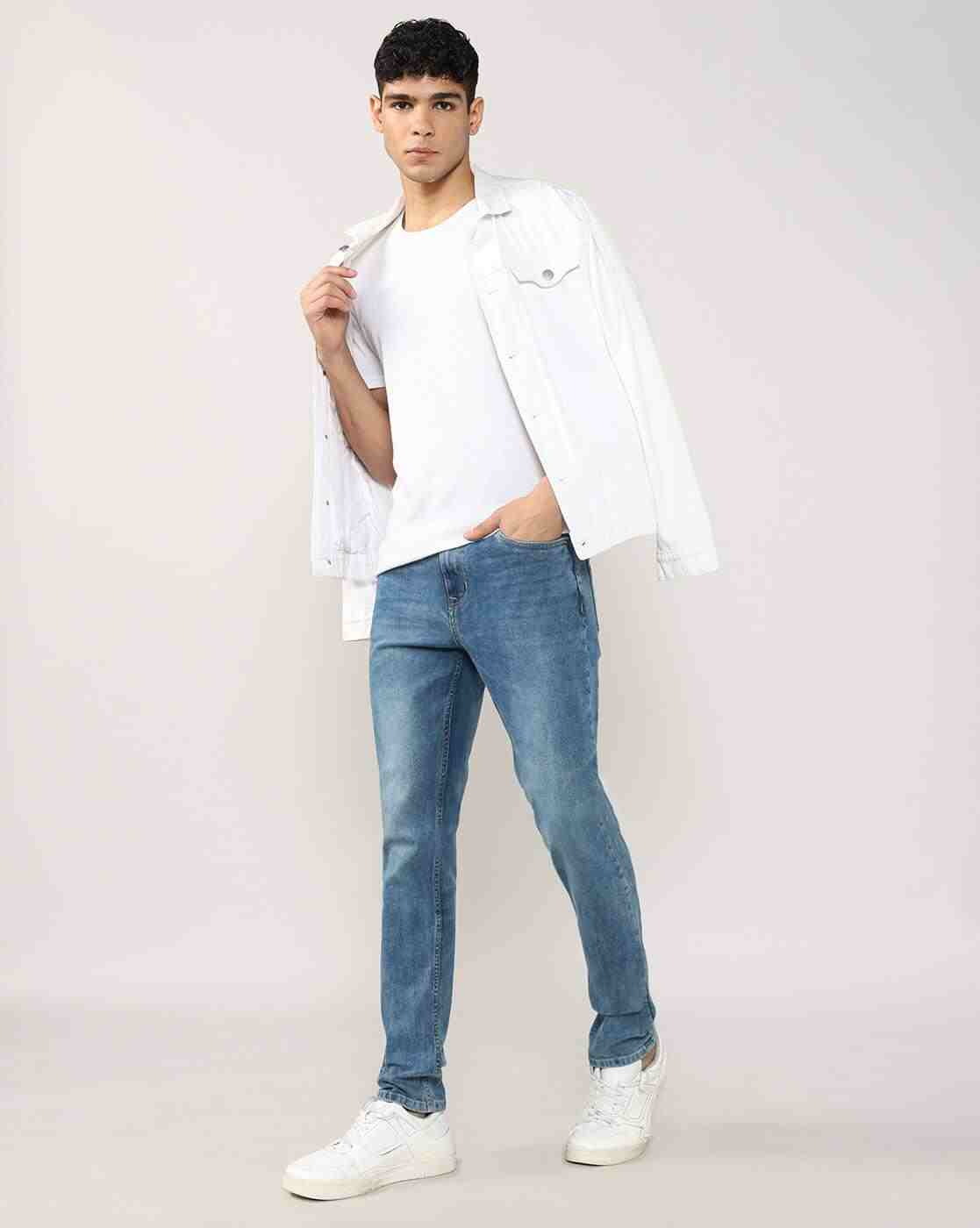Lee Cooper | Men Heavily Washed Straight Jeans|0