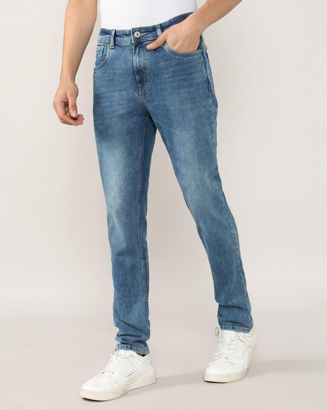 Lee Cooper | Men Heavily Washed Straight Jeans|3