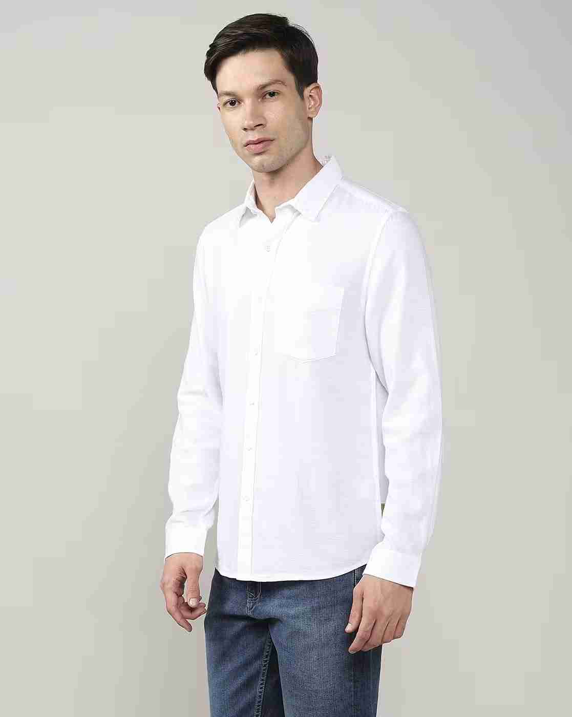 Lee Cooper | Men Regular Fit Shirt with Patch Pocketa|1