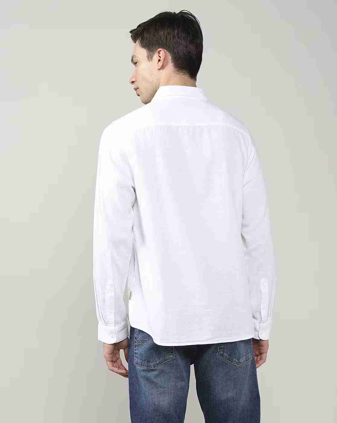 Lee Cooper | Men Regular Fit Shirt with Patch Pocketa|2