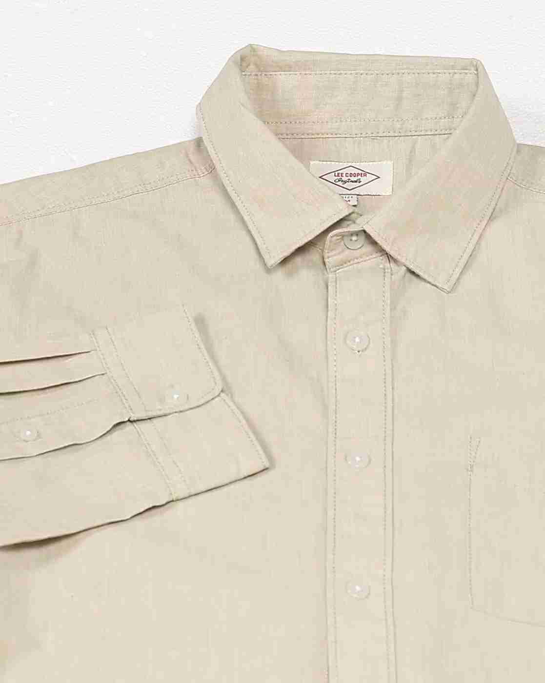 Lee Cooper | Men Regular Fit Shirt with Patch Pocket|6