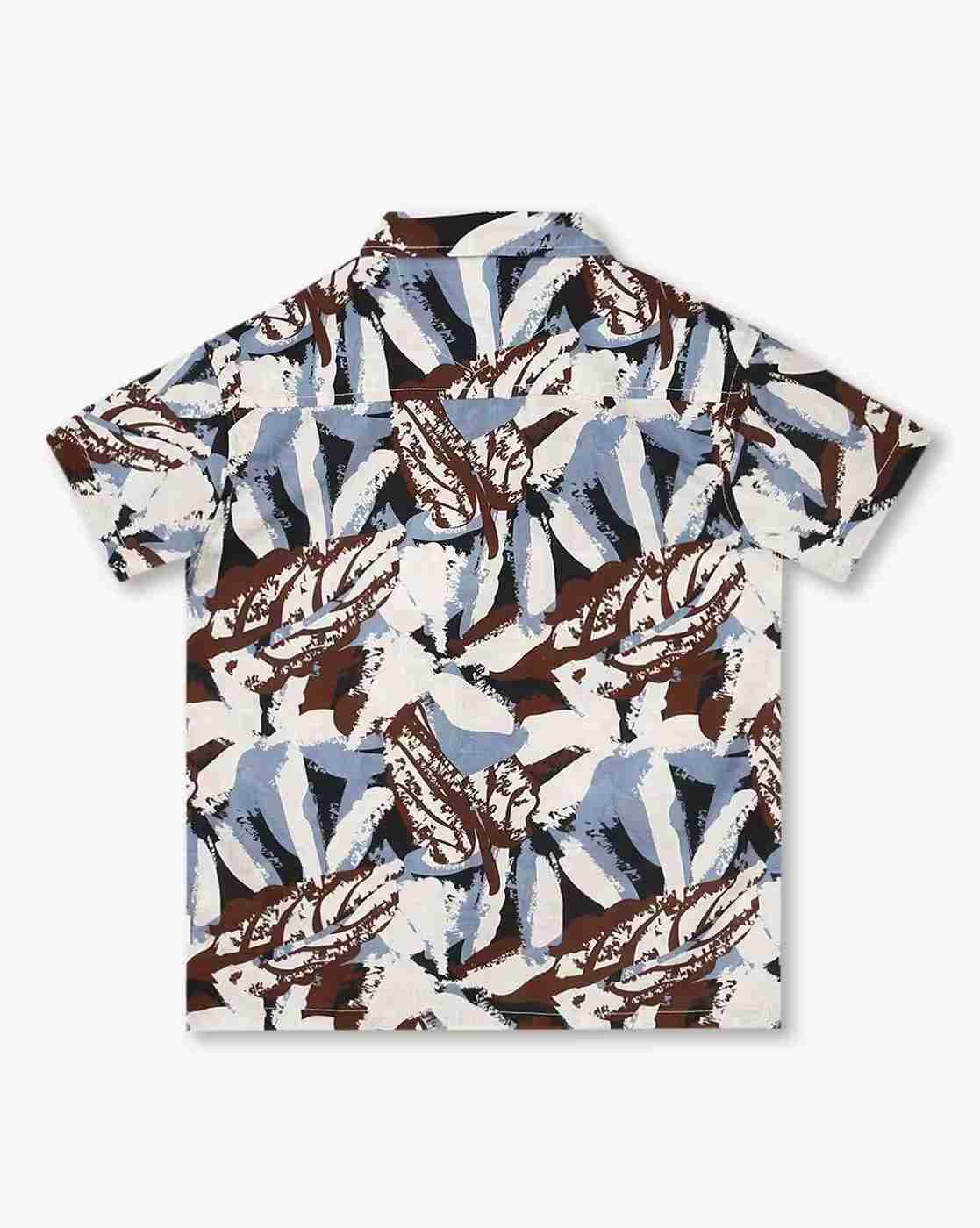 Lee Cooper | Boys All-Over Print Relaxed Fit Shirt|1