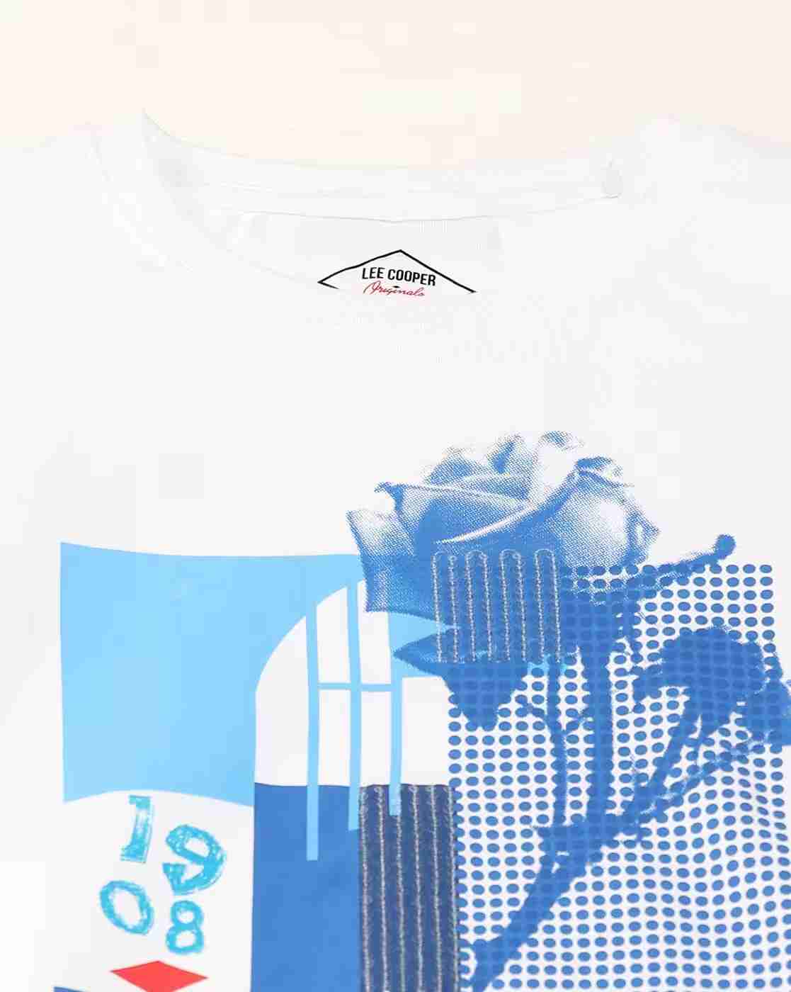 Lee Cooper | Women Floral Print Regular Fit Crew-Neck T-Shirt|5
