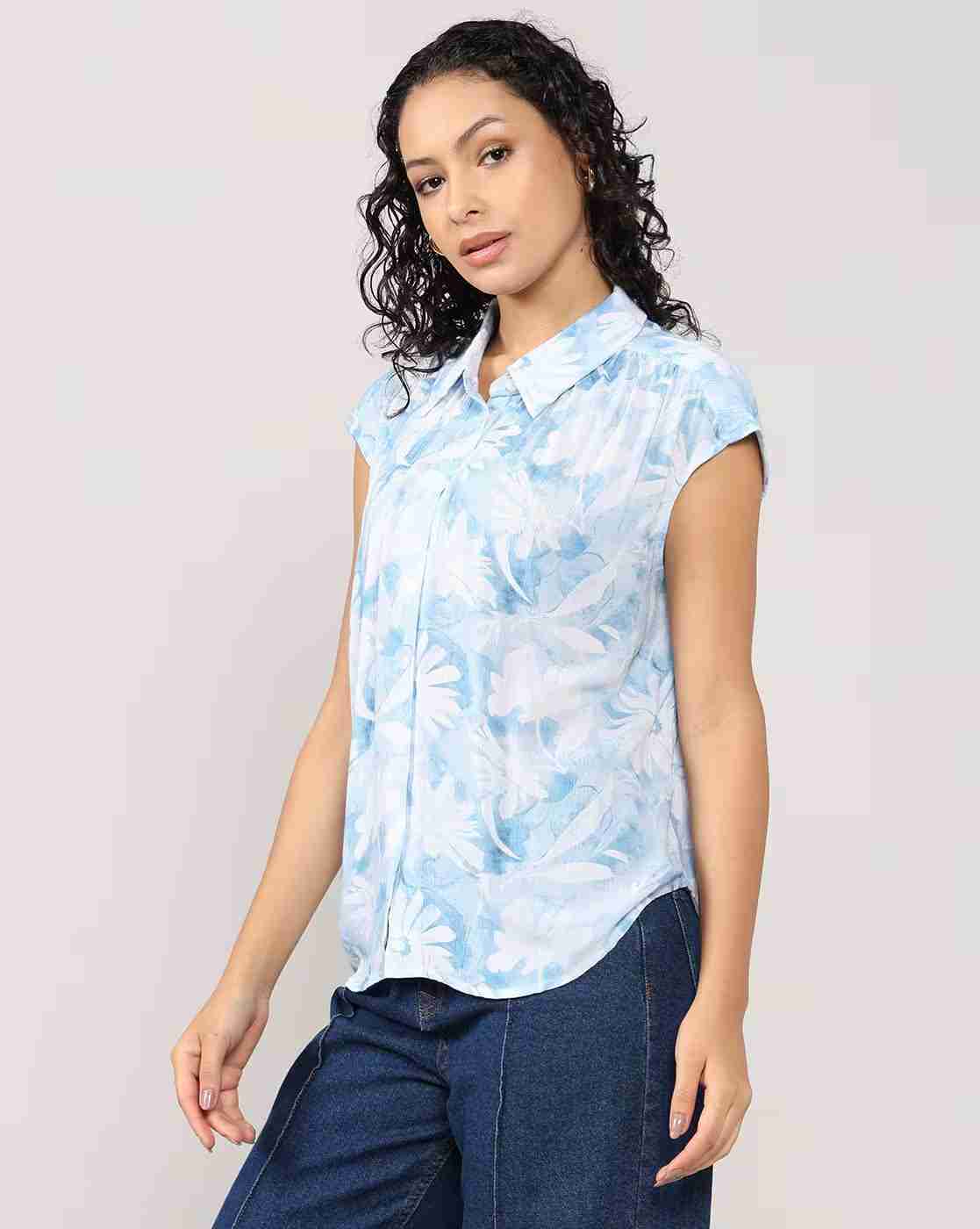 Lee Cooper | Women Floral Print Regular Fit Top|1