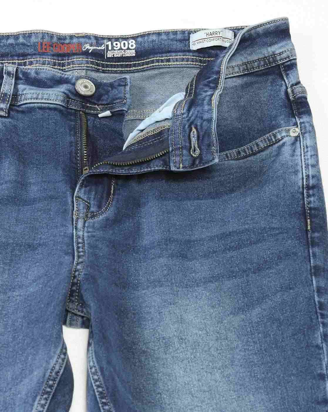 Lee Cooper | Men Arthur Mid-Wash Straight Jeans|5