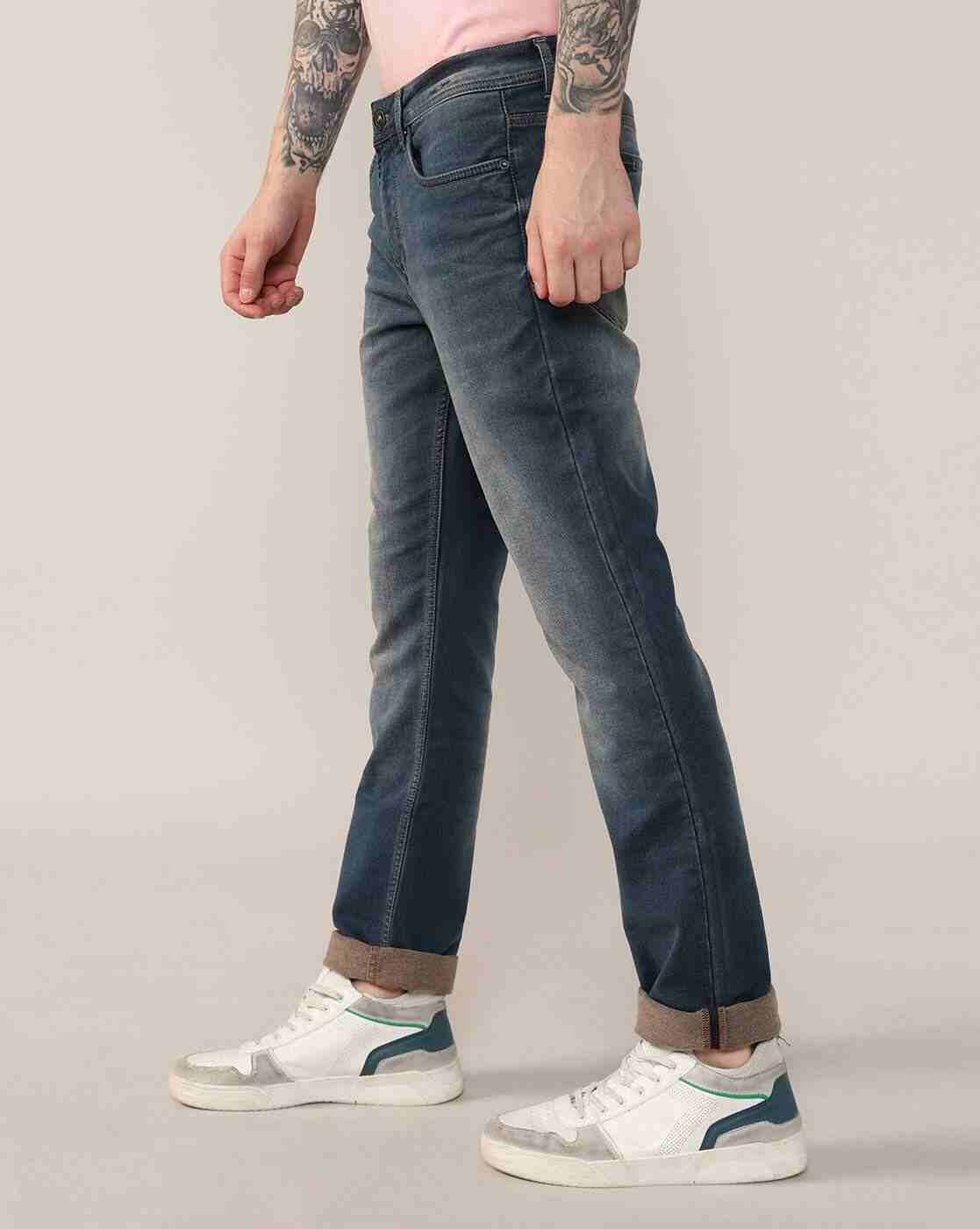 Lee Cooper | Men Lightly Washed Straight Jeans|1
