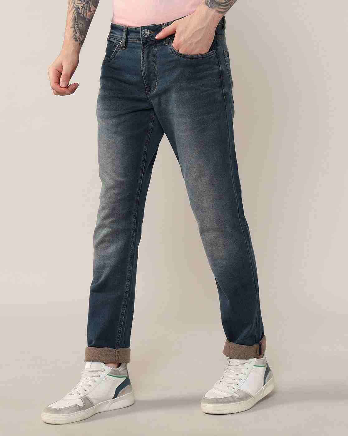 Lee Cooper | Men Lightly Washed Straight Jeans|3