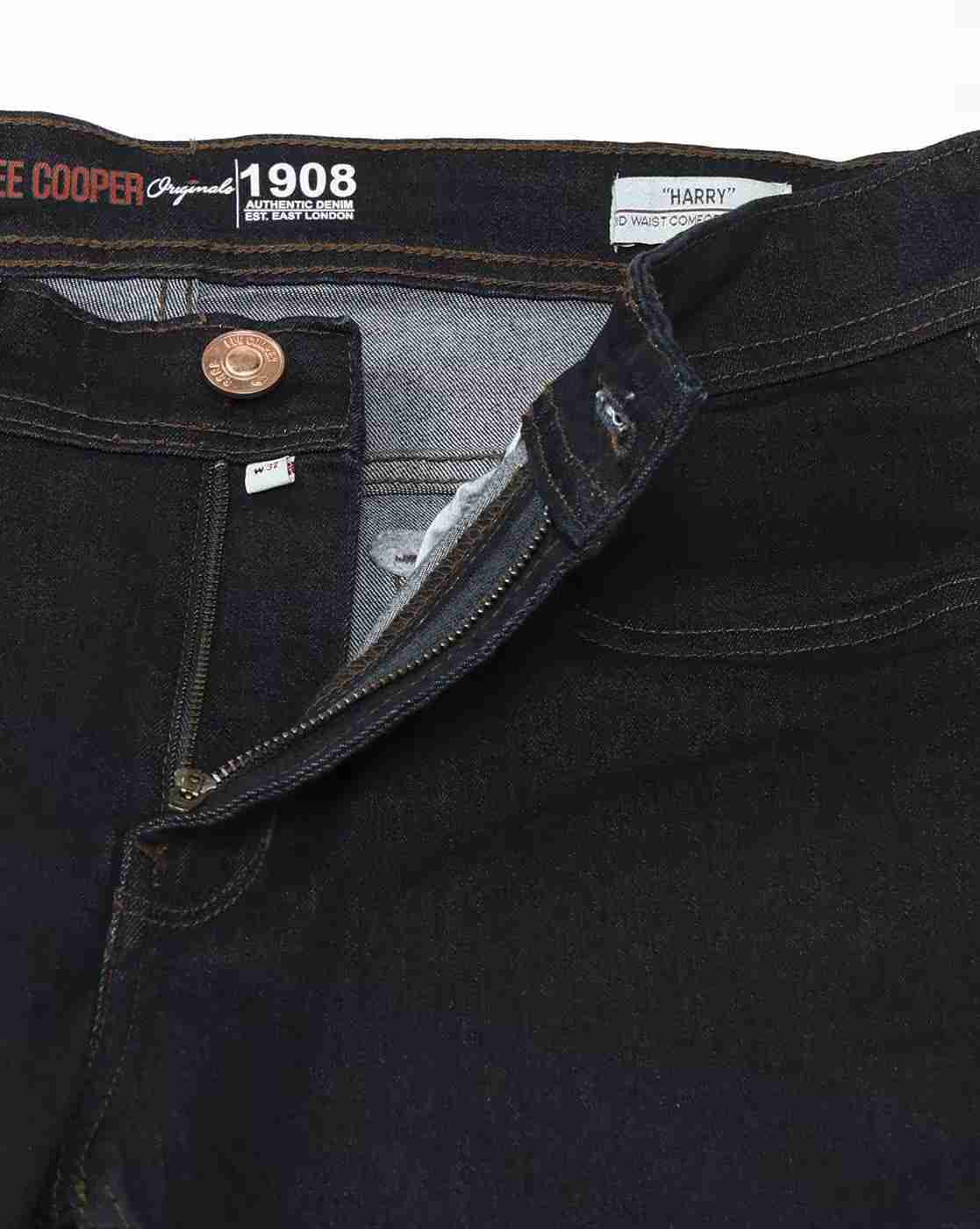 Lee Cooper | Men Harry Mid-Rise Straight Jeans|5