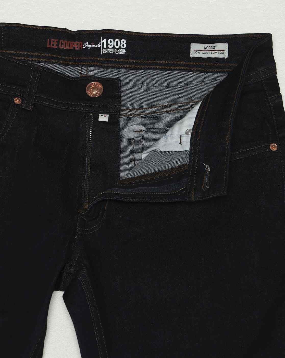 Lee Cooper | Men Norris Low-Rise Slim Fit Jeans|5
