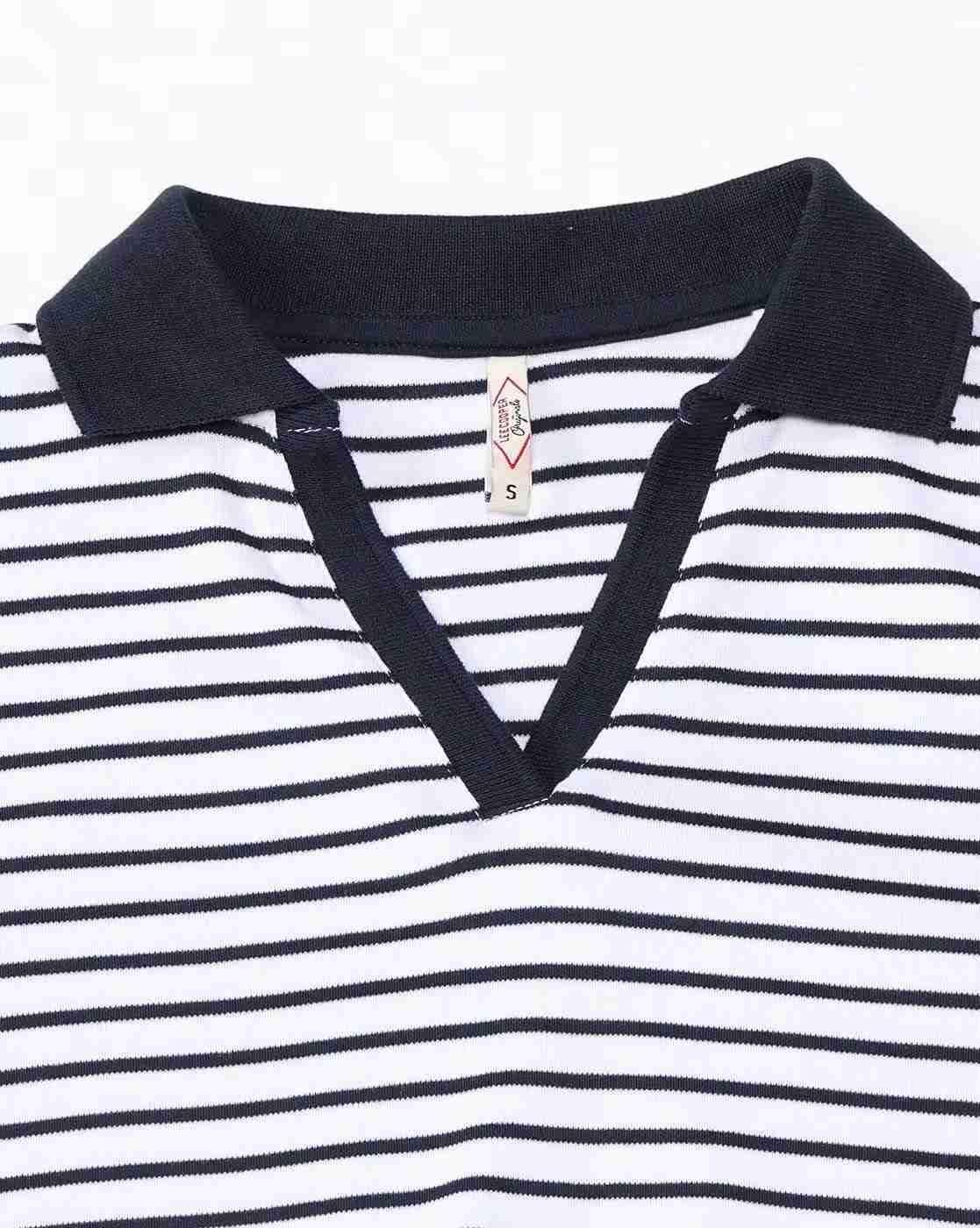 Lee Cooper | Women Striped Regular Fit Polo T-Shirt|5