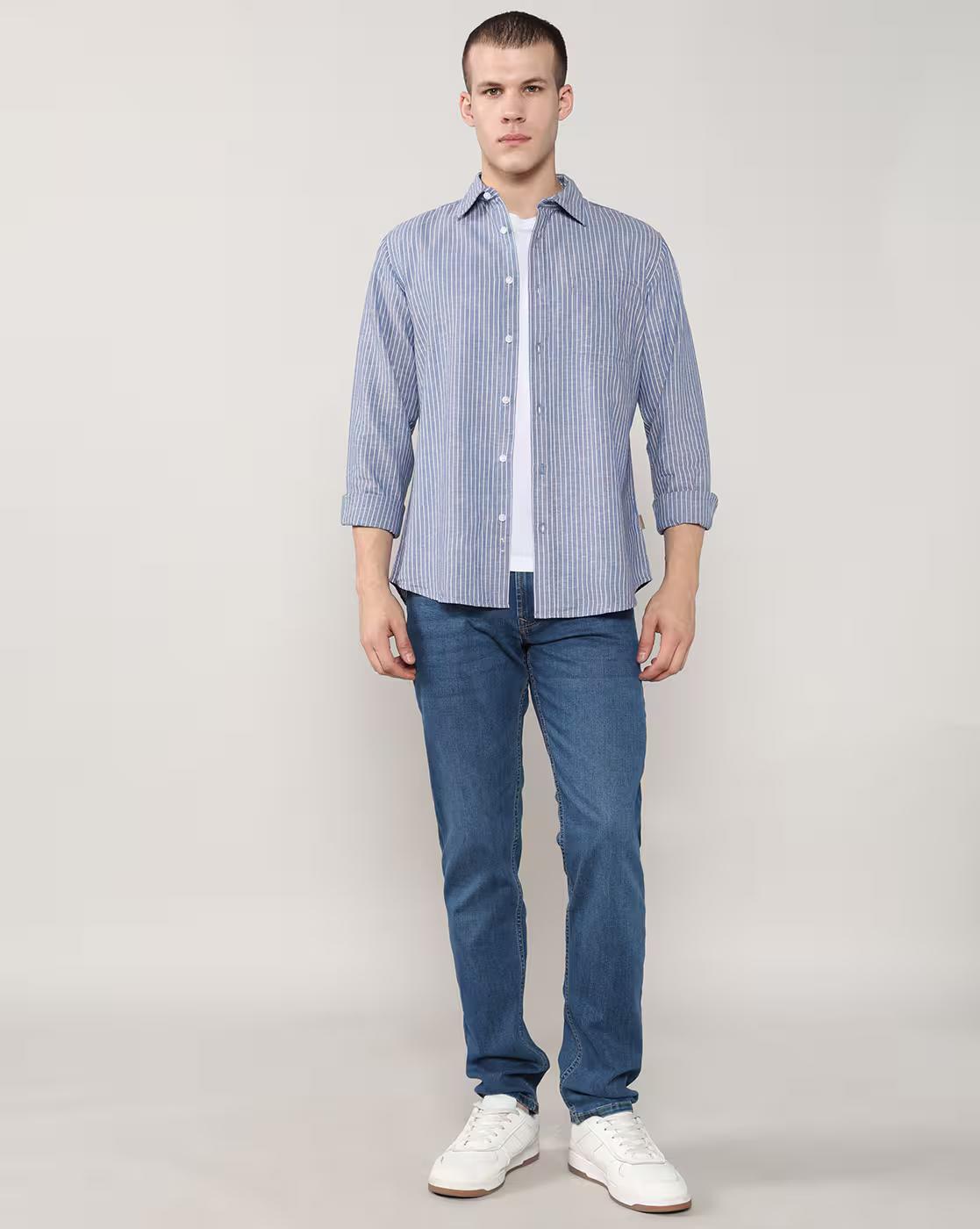 Lee Cooper | Men Lightly Washed Straight Jeans|0