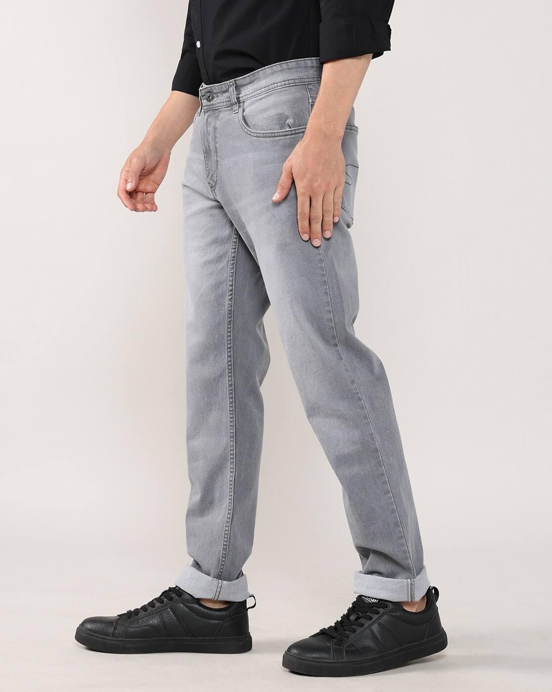 Lee Cooper | Men Mid-Wash Straight Jeans|2