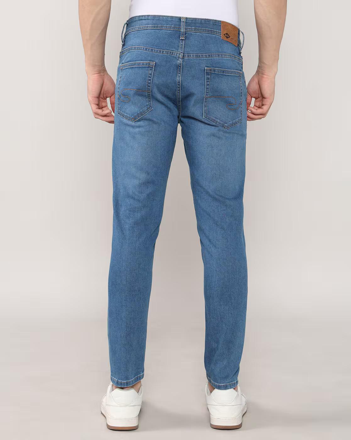 Lee Cooper | Men Lightly Washed Slim Fit Jeans|3