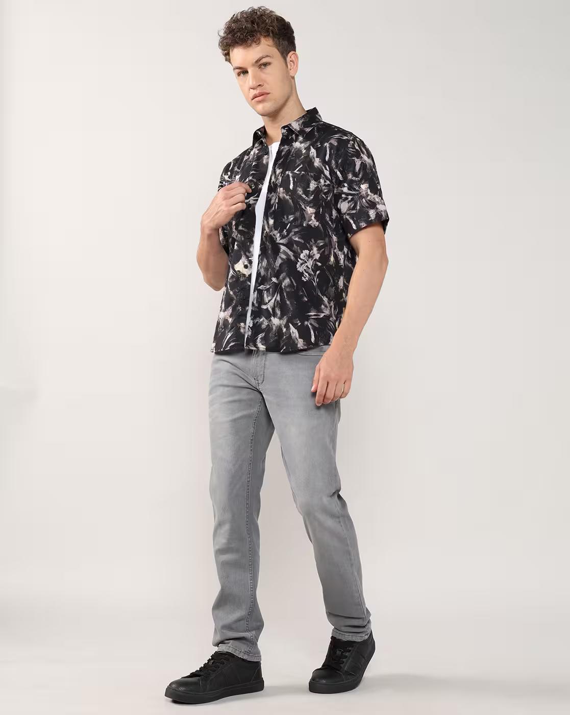 Lee Cooper | Men Mid-Wash Slim Fit Jeans|0