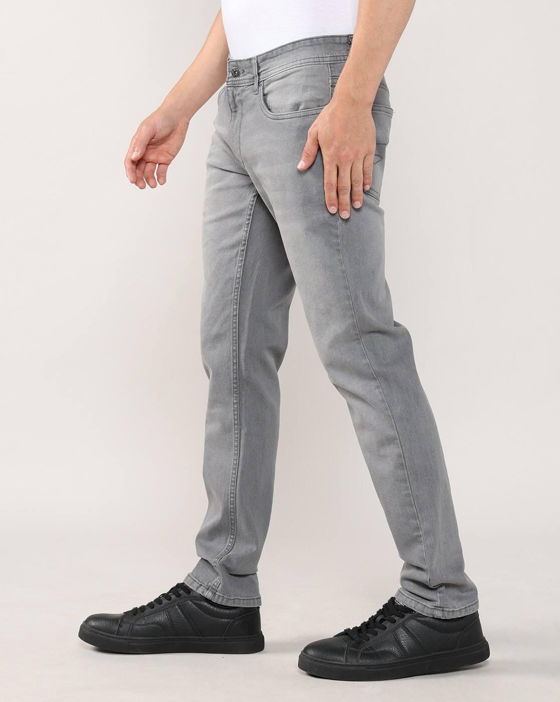 Lee Cooper | Men Mid-Wash Slim Fit Jeans|2