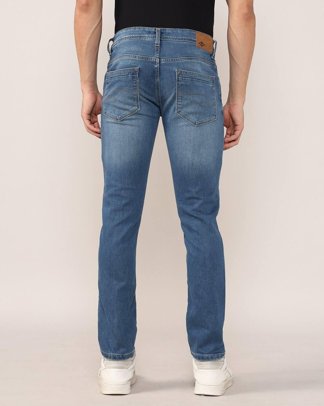 Lee Cooper | Men Mid-Wash Slim Fit Jeans|3