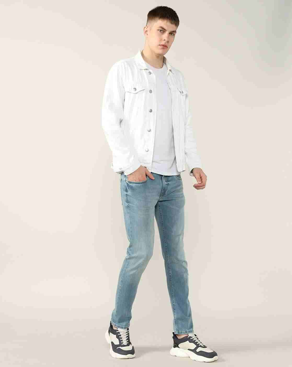 Lee Cooper | Men Lightly Washed Slim Fit Jeans|0