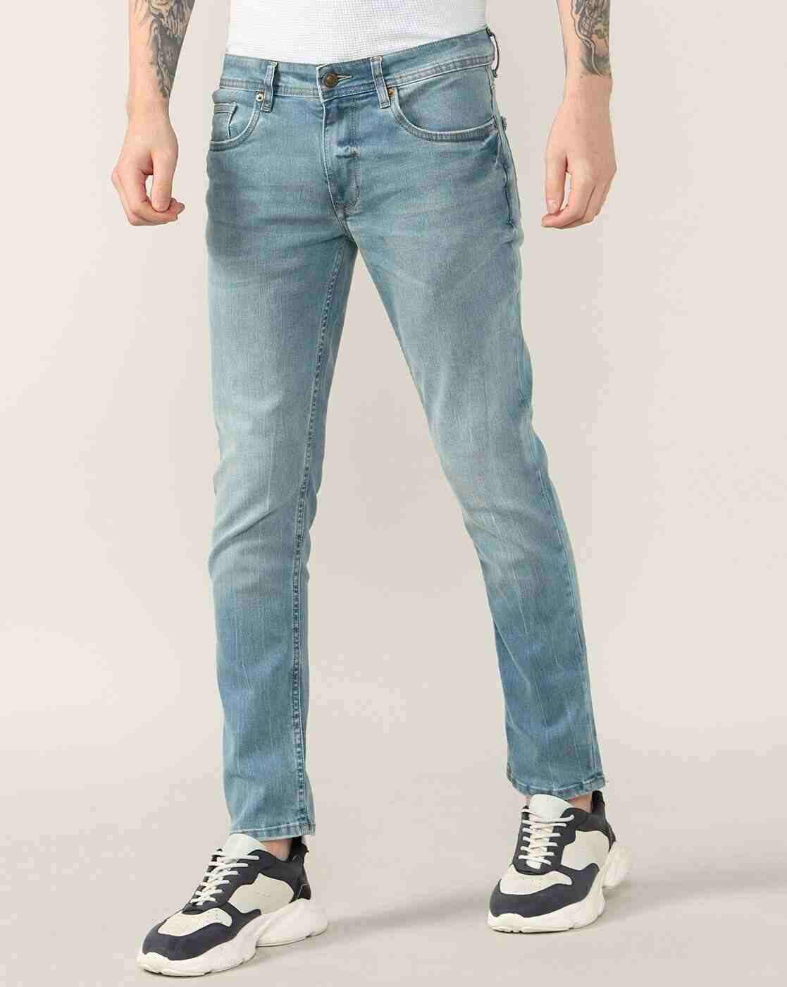 Lee Cooper | Men Lightly Washed Slim Fit Jeans|1