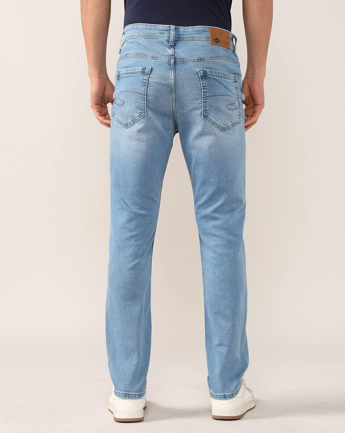 Lee Cooper | Men Mid-Wash Straight Jeans|3
