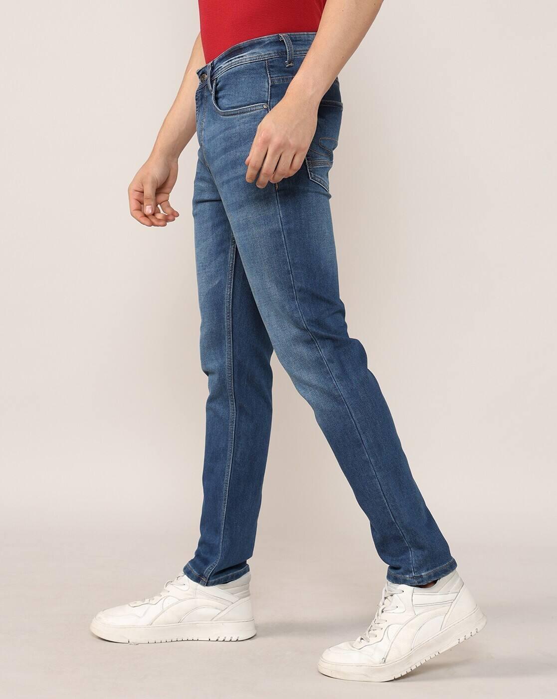 Lee Cooper | Men Lightly Washed Comfort Straight Jeans|2
