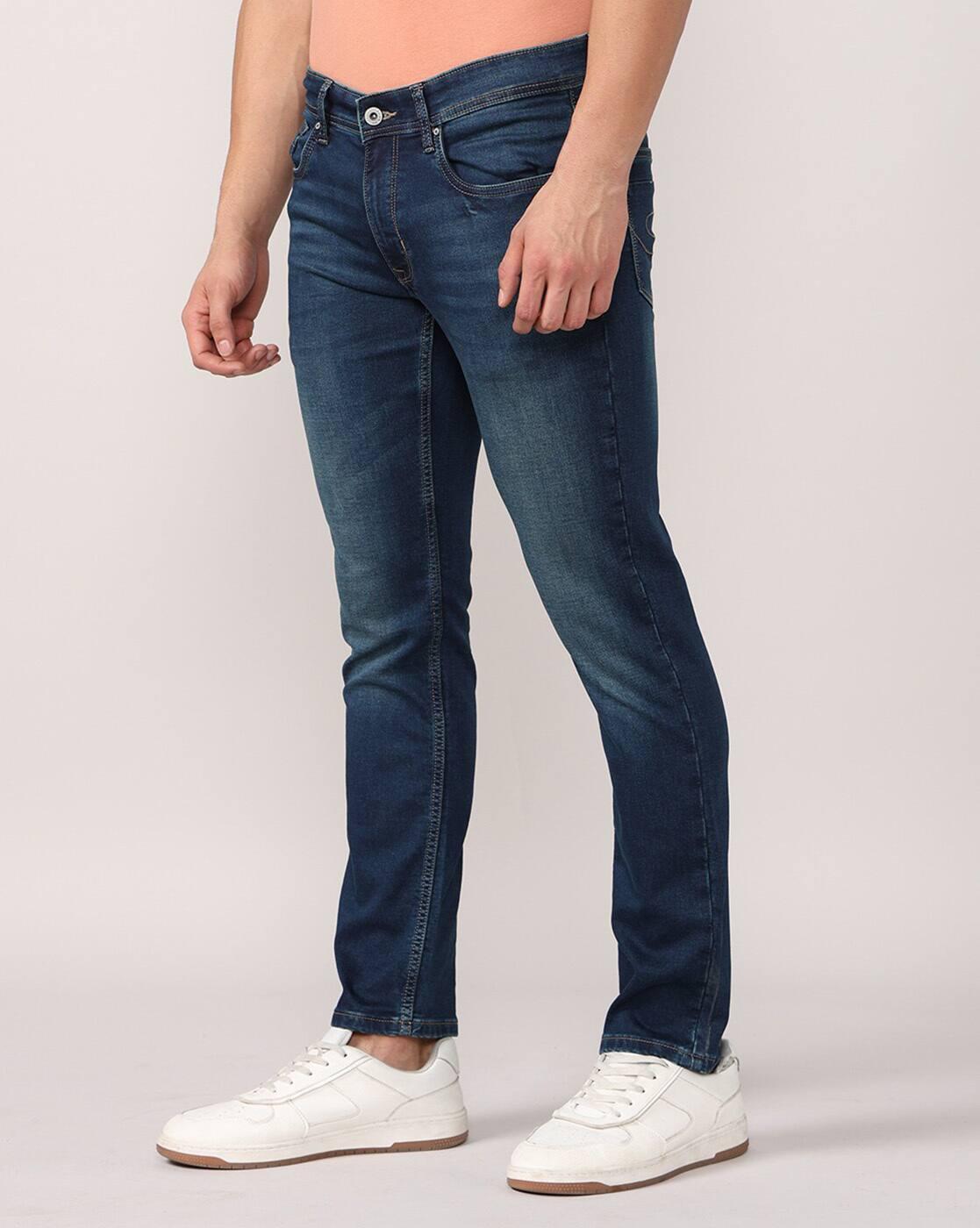 Lee Cooper | Men Lightly Washed Slim Fit Jeans|2
