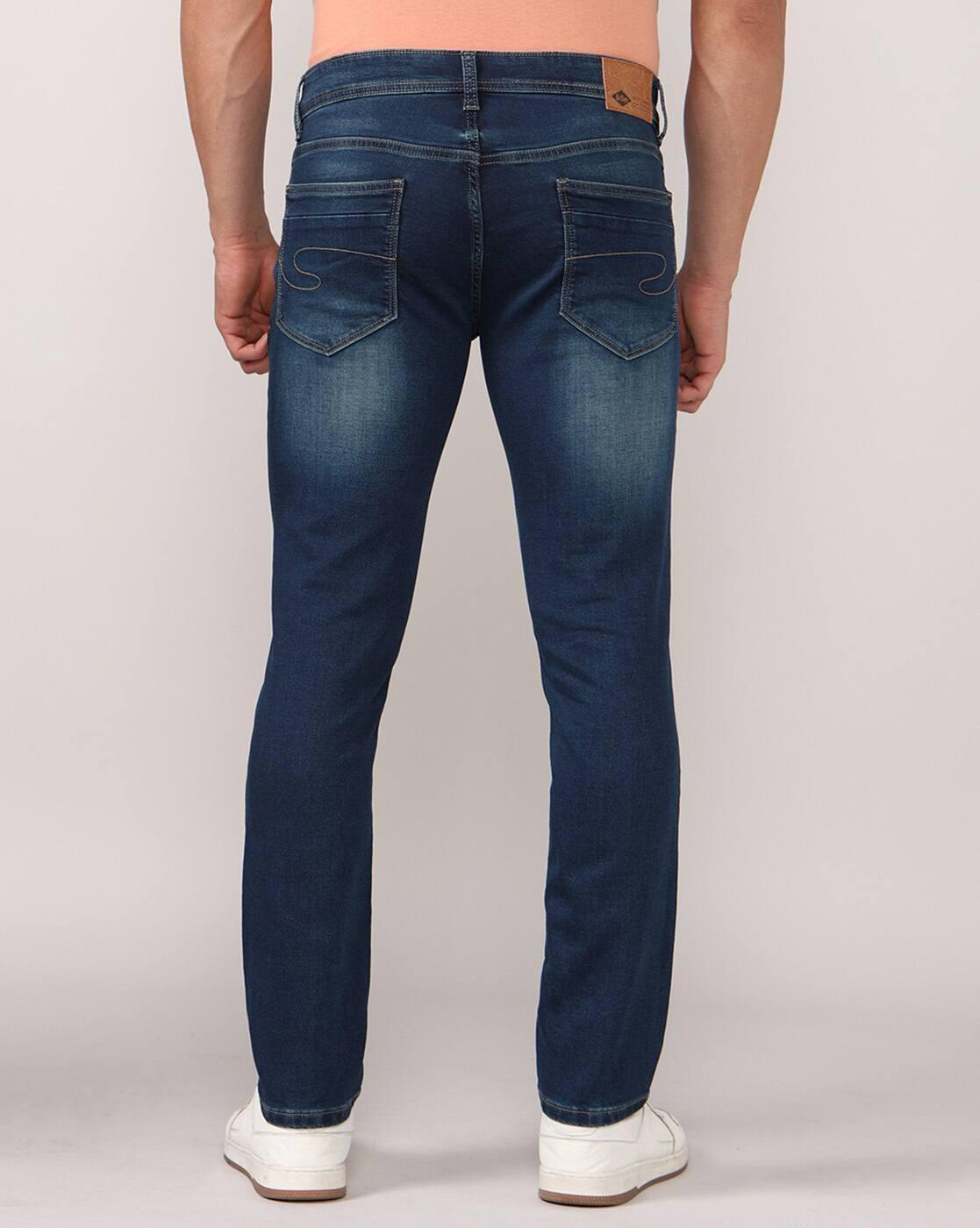 Lee Cooper | Men Lightly Washed Slim Fit Jeans|3