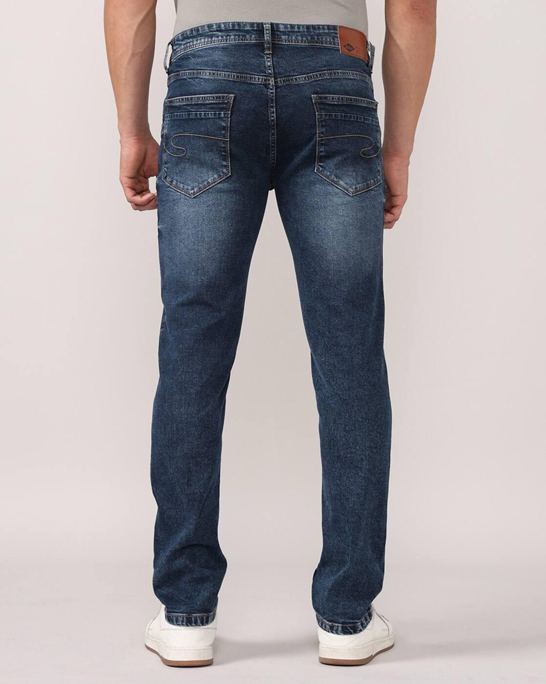 Lee Cooper | Men Lightly Washed Slim Fit Jeans|3