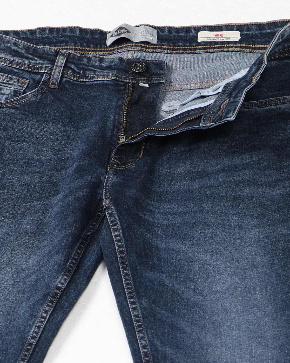 Lee Cooper | Men Lightly Washed Slim Fit Jeans|5