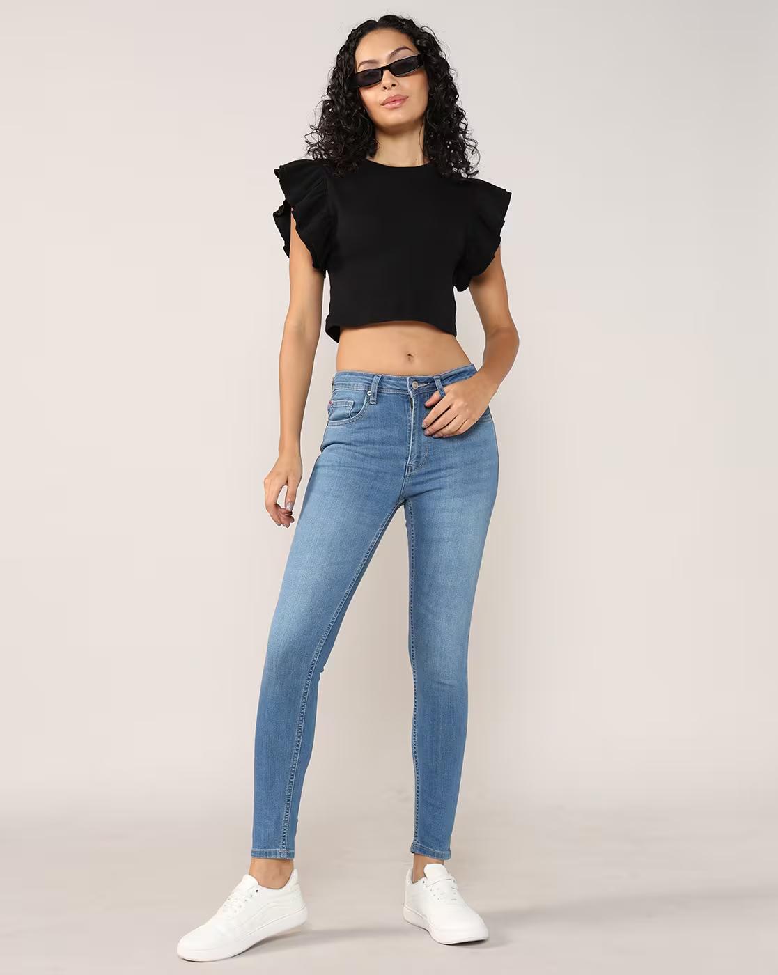 Lee Cooper | Women Mid-Rise Skinny Fit Jeans|0