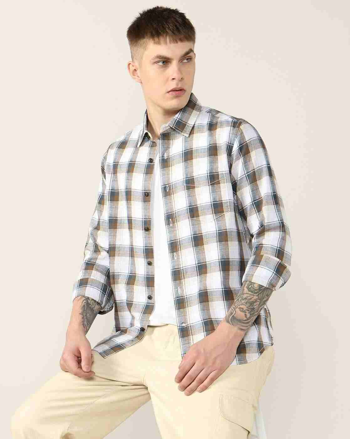 Lee Cooper | Men Checked Regular Fit Shirt|0